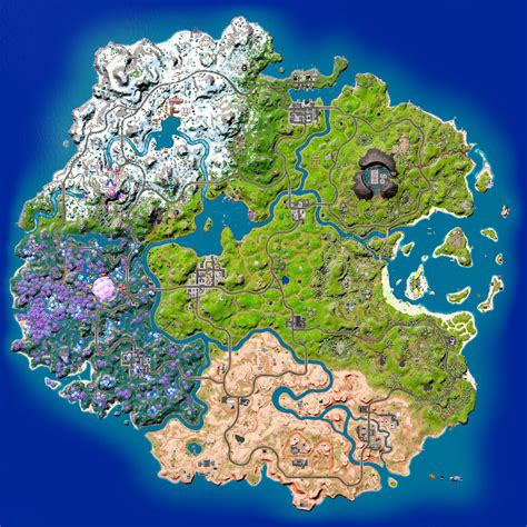 MAP du CHAPITRE 3 (Fortnite)